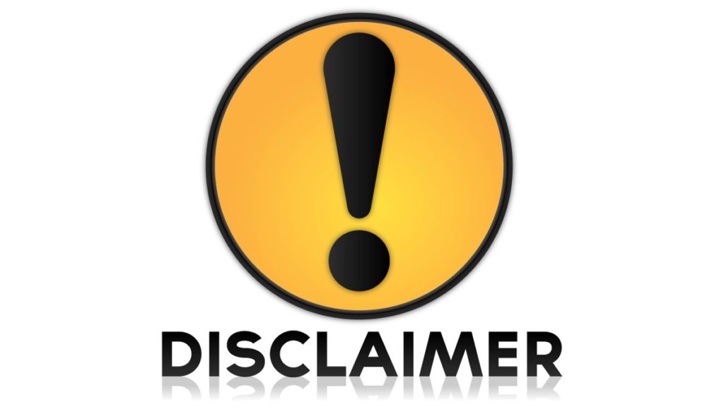 Disclaimer